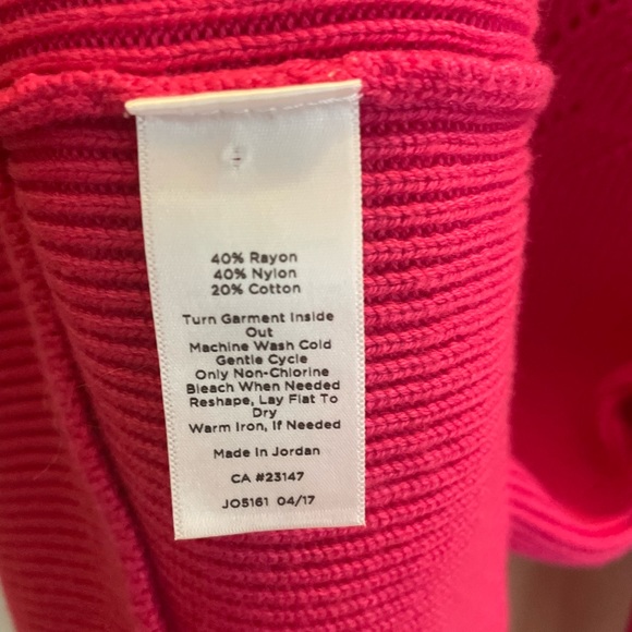 Talbots Size P Pink Knit Sweater - Picture 5 of 6